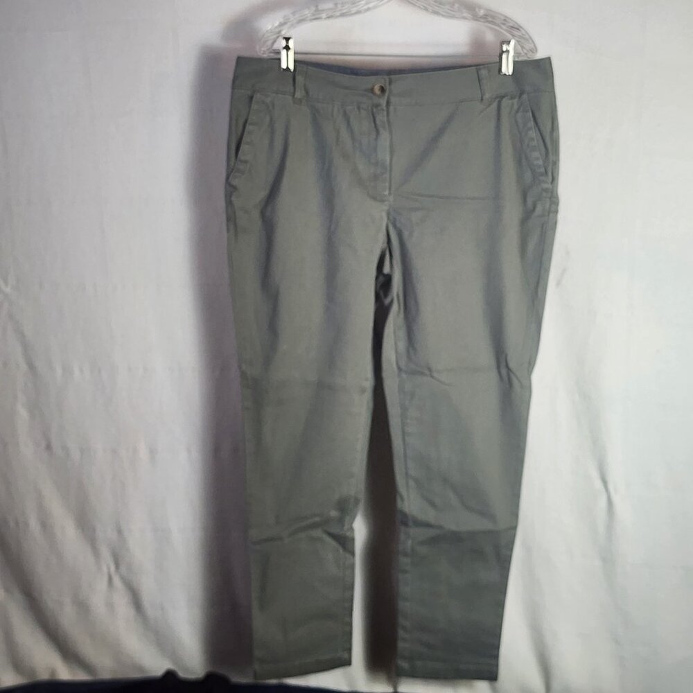 Woman Within Olive Trousers